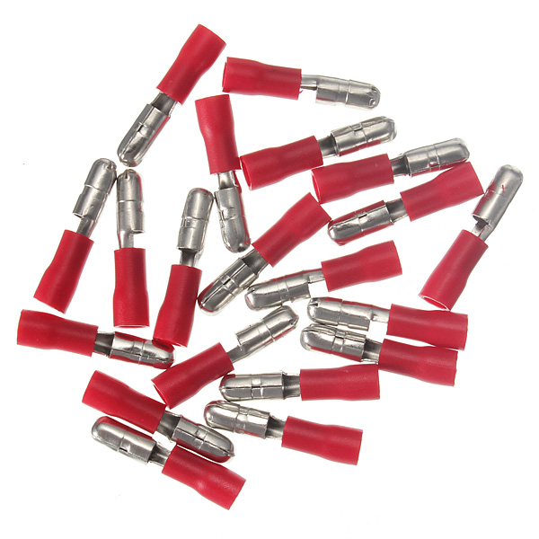 

20pcs 0.5-1.5mm² Male Insulated Bullet Electrical Terminal Connector
